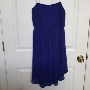 Strapless Chiffon Dress